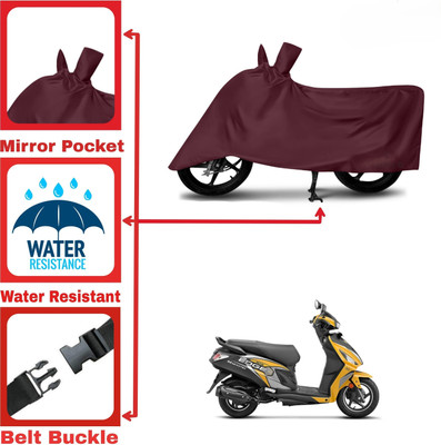 DeepShakshi AUTOMOTIVE Two Wheeler Cover for Hero(Maestro Edge 125, Maroon)