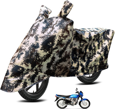 Euro Care Waterproof Two Wheeler Cover for Bajaj(Wind 125, Silver)
