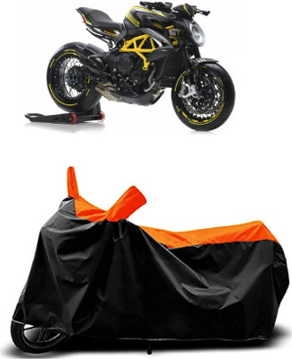 VESMEI Two Wheeler Cover for MV Agusta(Dragster800 RR, Orange)
