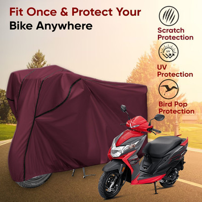 Shiv Kanha Waterproof Two Wheeler Cover for Honda(Dio, Maroon)
