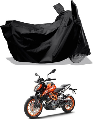 Amexride Two Wheeler Cover for KTM(Duke 390 ABS, Black)