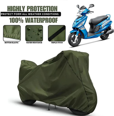 Starvin Waterproof Two Wheeler Cover for Hero(Maestro, Green, Black)