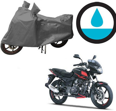 DeepShakshi AUTOMOTIVE Waterproof Two Wheeler Cover for Bajaj(Pulsar 180 DTS-i, Grey)