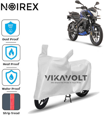 NOIREX Waterproof Two Wheeler Cover for Bajaj(Pulsar NS 160, Silver)