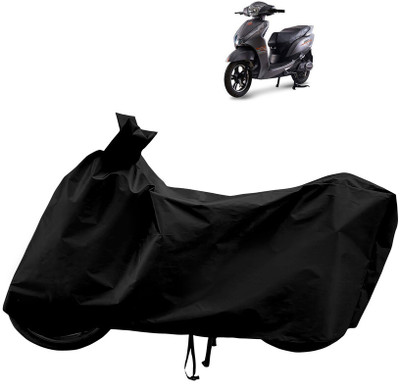 Horseyaart Waterproof Two Wheeler Cover for Ampere(Magnus BS6, Black)