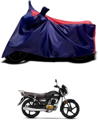 RAQTRO Waterproof Two Wheeler Cover for TVS(Radeon, Red, Blue)