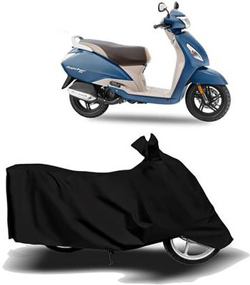 MMSSTAR Waterproof Two Wheeler Cover for TVS(Jupiter classic, Black)