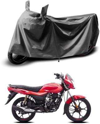 Gali Bazar Waterproof Two Wheeler Cover for Bajaj(Platina 110 H-Gear BS6, Grey)