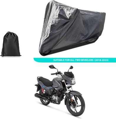 GOSHIV-car and bike accessories Waterproof Two Wheeler Cover for Hero(Glamour i3s BS6, Grey)