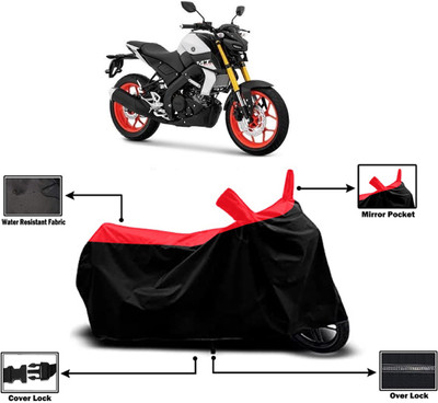 Amexride Two Wheeler Cover for Yamaha(MT 15 New BS6, Red)