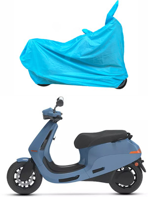BikenWear Two Wheeler Cover for Ola(Electric Scooter, Blue)