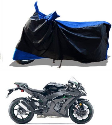 DeepShakshi AUTOMOTIVE Waterproof Two Wheeler Cover for Kawasaki(Ninja ZX-10R BS6, Blue)