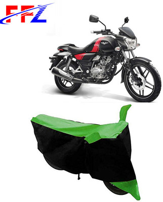 FFZ Two Wheeler Cover for Bajaj(V 150, Black, Green)