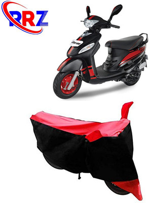 RRZ Waterproof Two Wheeler Cover for Mahindra(Rodeo, Black, Red)