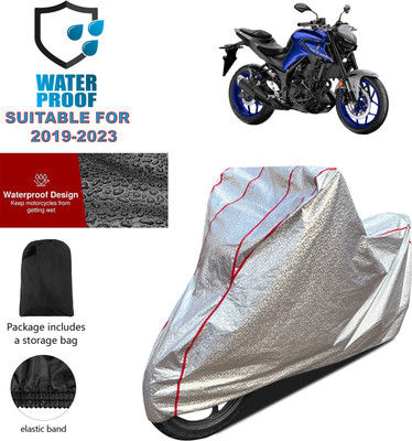 PAGORA Waterproof Two Wheeler Cover for Yamaha(MT 03, Silver)