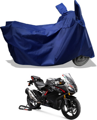 Amexride Two Wheeler Cover for TVS(Apache RTR 310, Blue)
