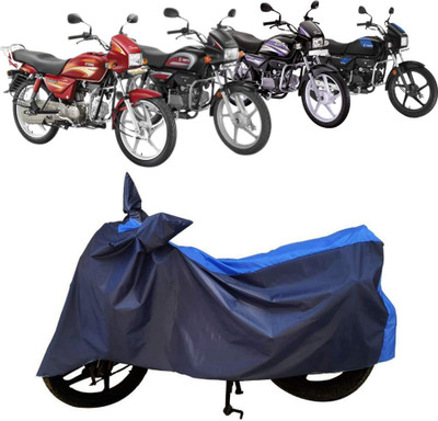 AUTOCAD Waterproof Two Wheeler Cover for Hero(Splendor Plus, Blue)