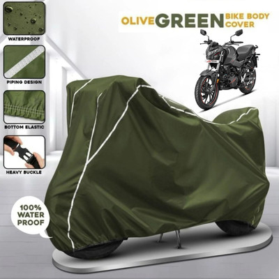 Shiv Kanha Waterproof Two Wheeler Cover for Hero(Xtreme 160 R, Green)