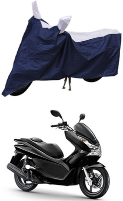 Mdstar Waterproof Two Wheeler Cover for Honda(Navi, Blue, White)