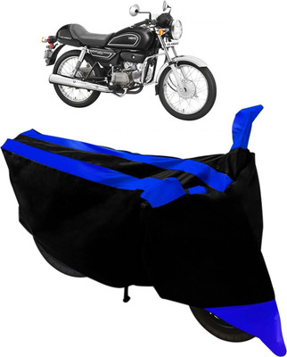 MWBB Waterproof Two Wheeler Cover for Hero(Splendor Pro Classic, Black, Blue)