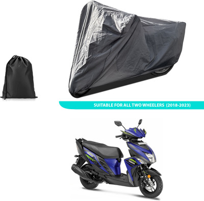 PAGORA Two Wheeler Cover for Yamaha(Cygnus Ray ZR BS6, Grey)