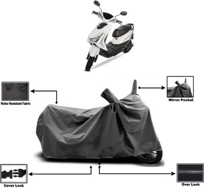 Amexride Two Wheeler Cover for Ampere(Reo Elite BS6, Grey)