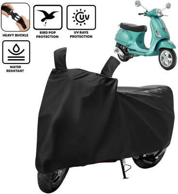 kerwa Two Wheeler Cover for Vespa(VXL 125 BS6, Black)