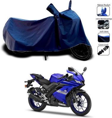 DeepShakshi AUTOMOTIVE Waterproof Two Wheeler Cover for Yamaha(YZF R15 S, Blue)
