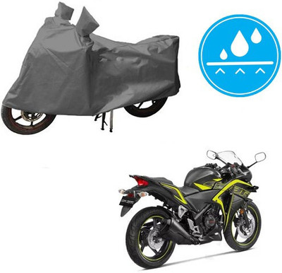 DeepShakshi AUTOMOTIVE Waterproof Two Wheeler Cover for Honda(CBR 250R, Grey)