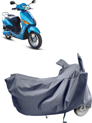 Amexride Two Wheeler Cover for Hero Electric(Electric Optima DX, Grey)