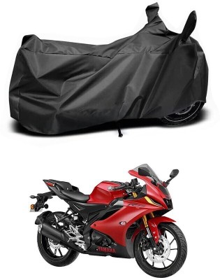 DeepShakshi AUTOMOTIVE Two Wheeler Cover for Yamaha(R15 V3, Black)