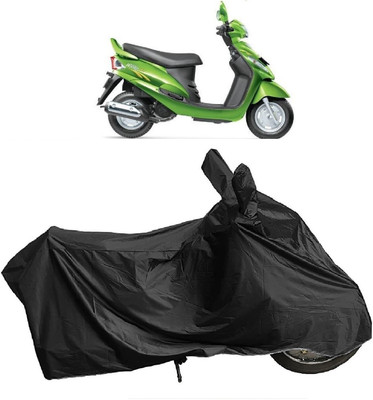 MMSSTAR Waterproof Two Wheeler Cover for Mahindra(Rodeo RZ, Black)