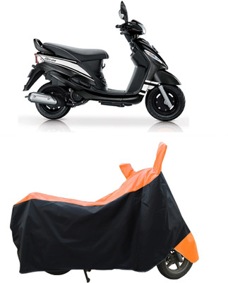 Coxtor Waterproof Two Wheeler Cover for Mahindra(Rodeo, Orange)