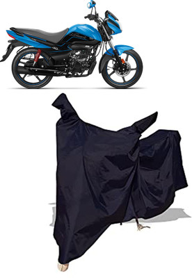 Amexride Two Wheeler Cover for Hero(Splendor I Smart, Black)