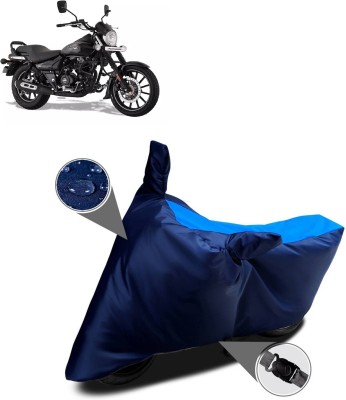 DeepShakshi AUTOMOTIVE Two Wheeler Cover for Bajaj(Avenger Street 160, Blue, Blue)