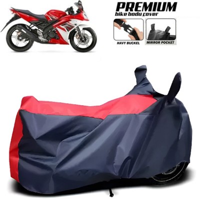 smwzxyu Waterproof Two Wheeler Cover for Yamaha(Red)