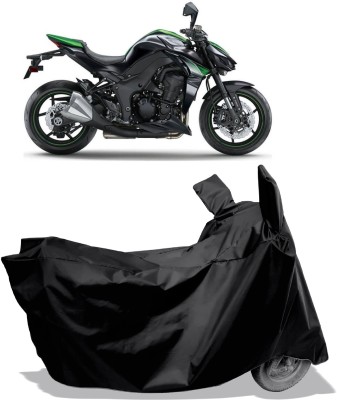 Amexride Two Wheeler Cover for Kawasaki(Z1000 BS6, Black)