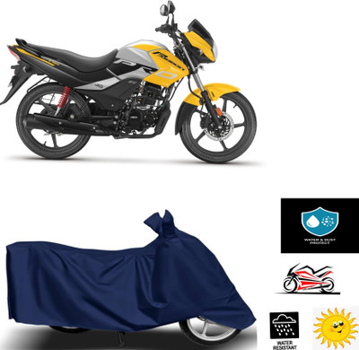 TPNYKR Waterproof Two Wheeler Cover for Hero(Passion Pro, Blue)