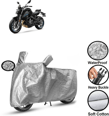 GOSHIV-car and bike accessories Waterproof Two Wheeler Cover for CFMoto(Silver)