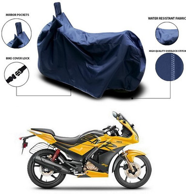 DeepShakshi AUTOMOTIVE Two Wheeler Cover for Hero(Karizma ZMR, Blue)