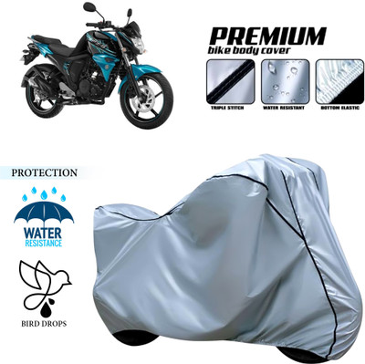 CODOKI Waterproof Two Wheeler Cover for Yamaha(FZ S FI (V 2.0), Silver)