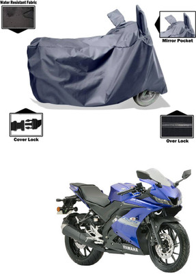 PAGORA Waterproof Two Wheeler Cover for Yamaha(R15S, Grey)