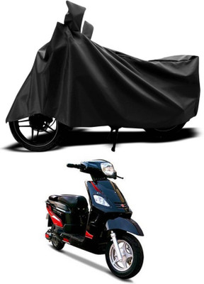 AASHTIK MART Two Wheeler Cover for Hero(Electric NYX, Black)