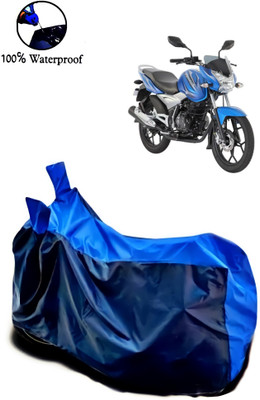 rakku Waterproof Two Wheeler Cover for Bajaj(Discover 150 f, Blue)