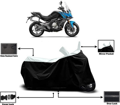 Amexride Two Wheeler Cover for CFMoto(650MT, White)