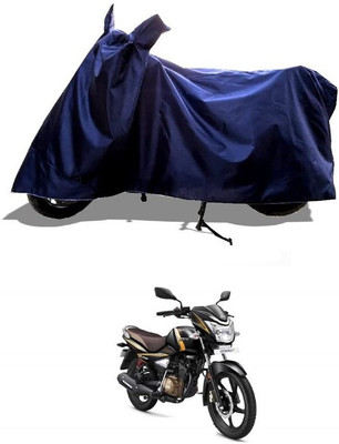 AASHTIK MART Two Wheeler Cover for TVS(Victor, Blue)
