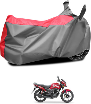 CODOKI Waterproof Two Wheeler Cover for Honda(CB Shine SP, Grey, Red)