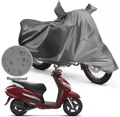 Tritika Waterproof Two Wheeler Cover for Honda(Activa 125, Grey)