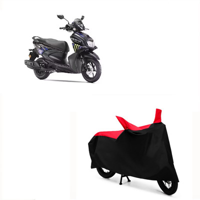 Autohug Waterproof Two Wheeler Cover for Yamaha(RayZR 125, Black, Red)