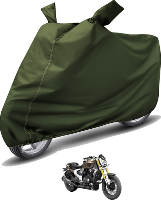 Caronix Waterproof Two Wheeler Cover for TVS(Zeppelin, Green)